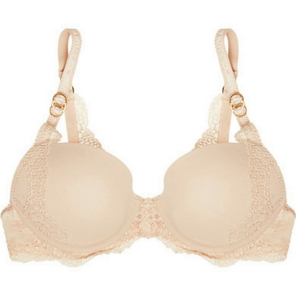Stella McCartney Smooth & Lace padded bra in size 30E, excellent used condition